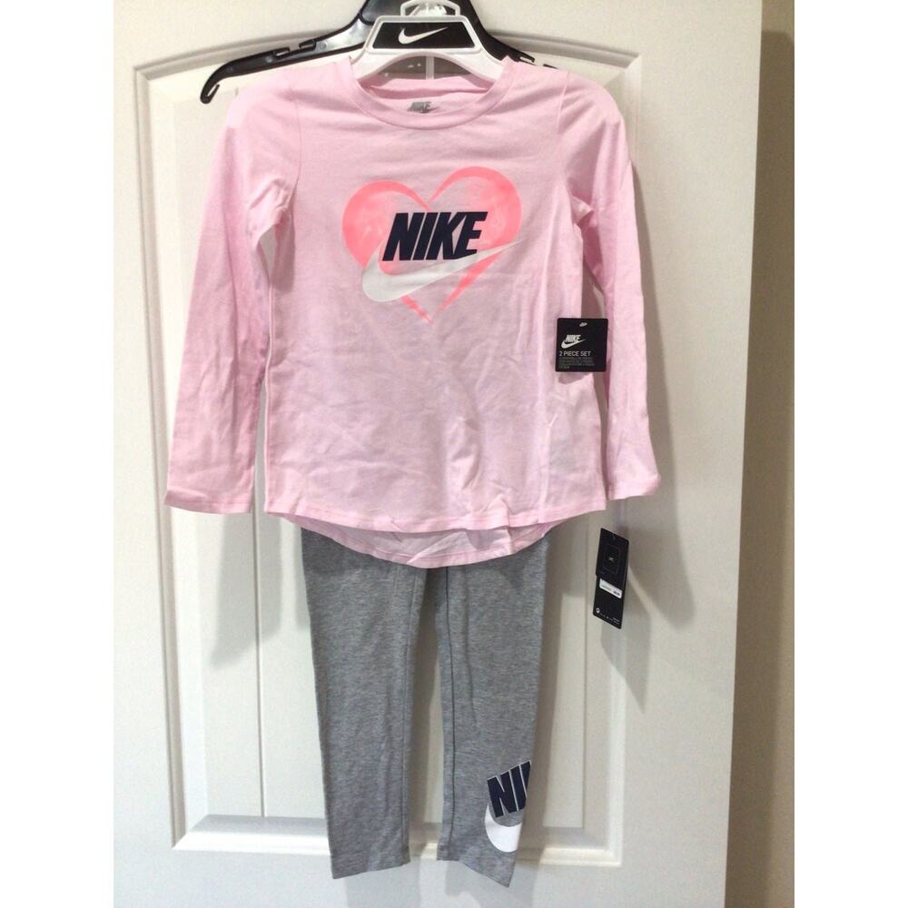NWT❤️Nike Girls Top and Legging Set sz6X - Picture 2 of 6